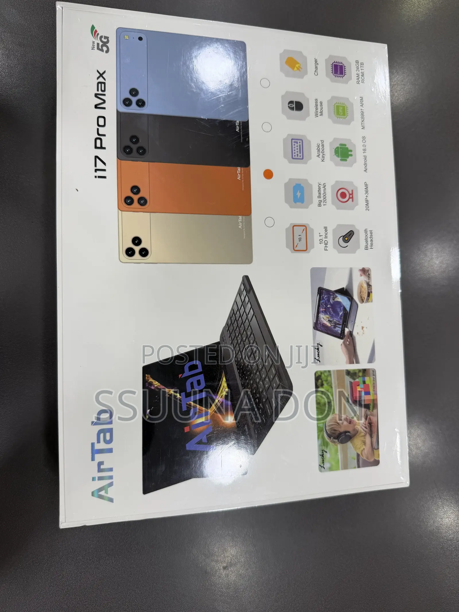 New AirTab i17 Pro Max 1 TB Black