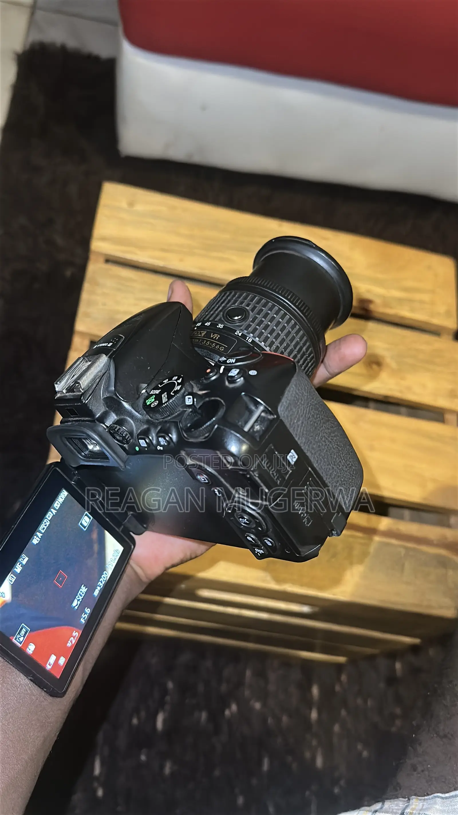 Camera Nikon D5600 With 55mm Lens