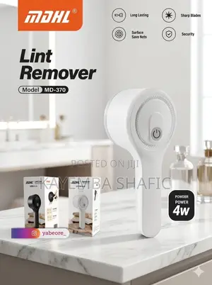 MDHL MD-370 Rechargeable Electric Lint Remover Fabric Shaver