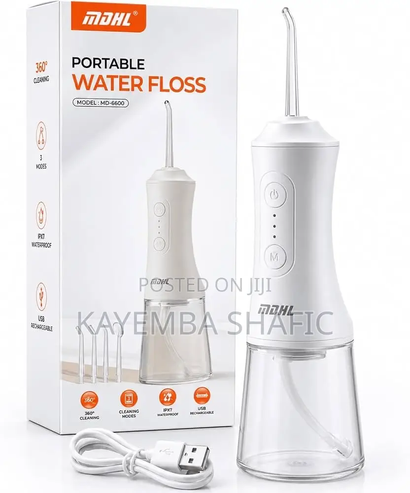 MDHL Portable Water Flosser Cordless Oral Irrigator 300ml