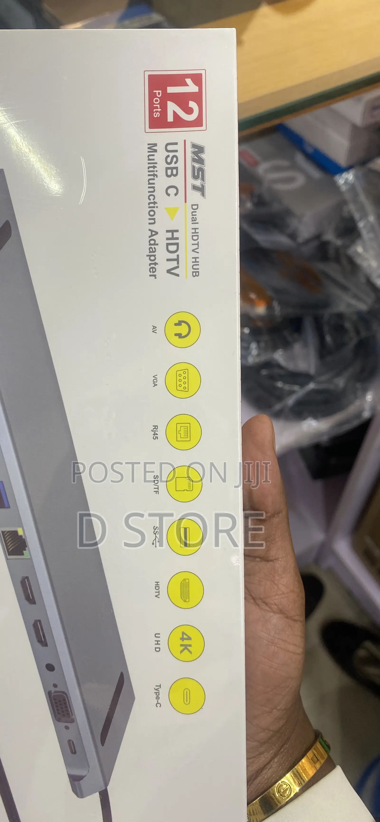 12 Port MST Dual Type C HDTV Hub