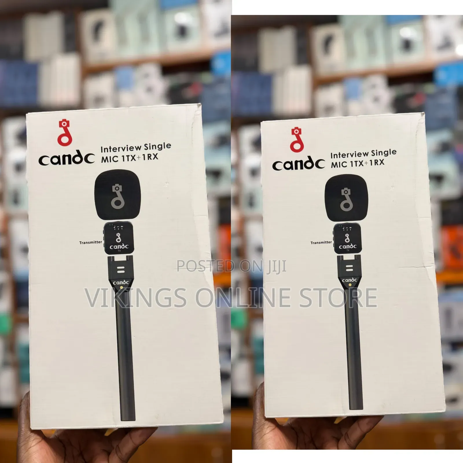 Candc Interview Sing MIC (1TX+1RX) Handheld Wireless Microphone