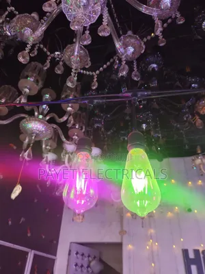 Pink /Green Filament Bulbs