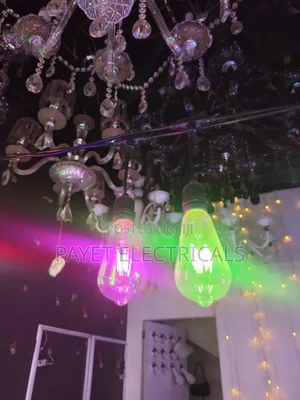 Pink /Green Filament Bulbs