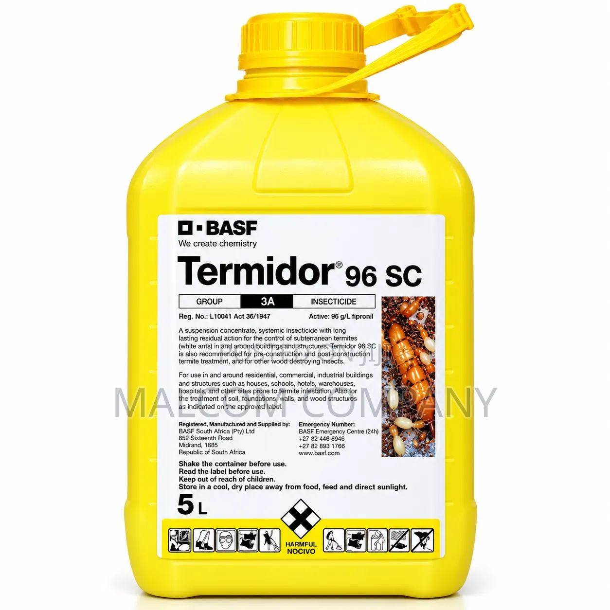 Termidor 96 SC 5L – Professional Termite Control Insecticide Uganda