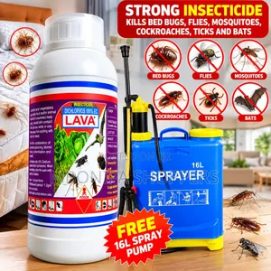 LAVA Insecticide 1L – Powerful Pest Control + FREE 16L Spray Pump
