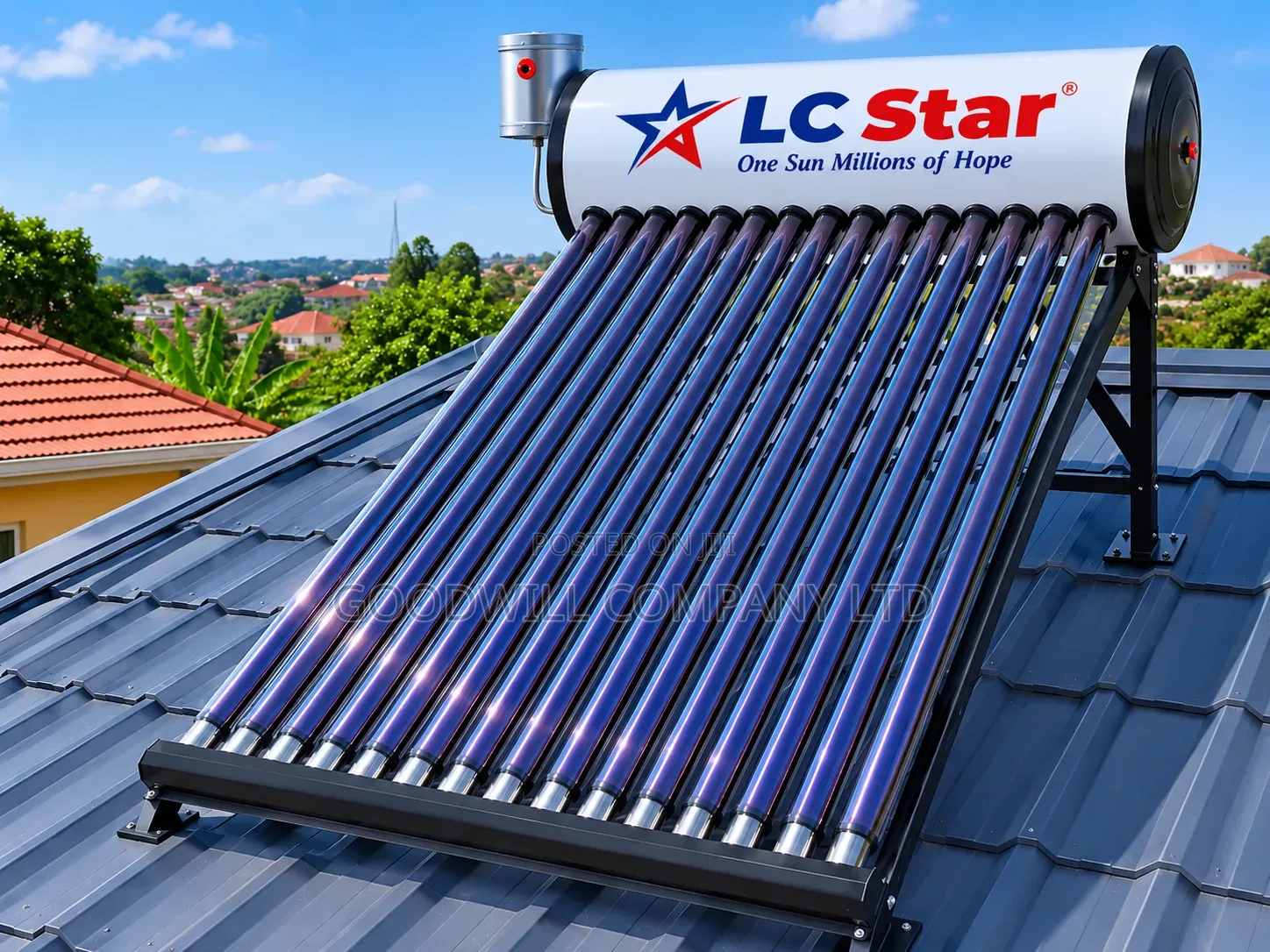 60L LC Star Clean Energy Solar Water Heater