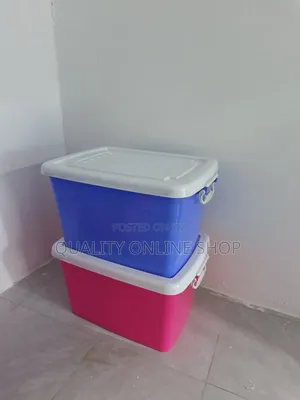 2pcs 30litres Plastic Storage Boxes Plastic Storage Boxes