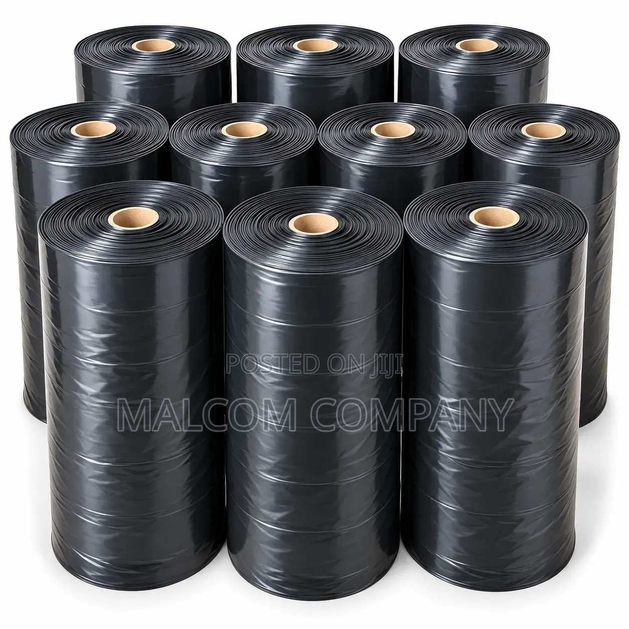 50kg Heavy Duty Black Plastic Roll | Industrial Polythene Sheet in Ug