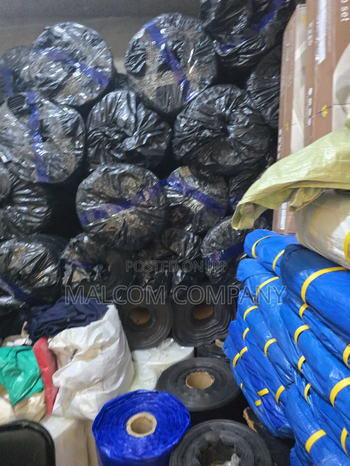 50kg Heavy Duty Black Plastic Roll | Industrial Polythene Sheet in Ug