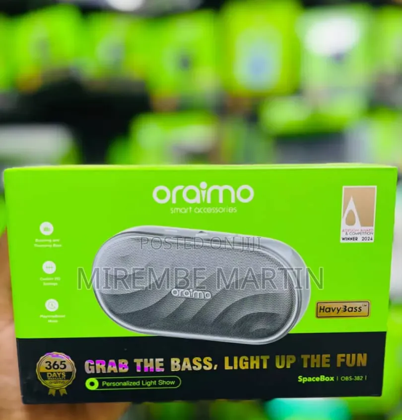 Oraimo SpaceBox OBS-382 8W Bluetooth Speaker With HavyBass