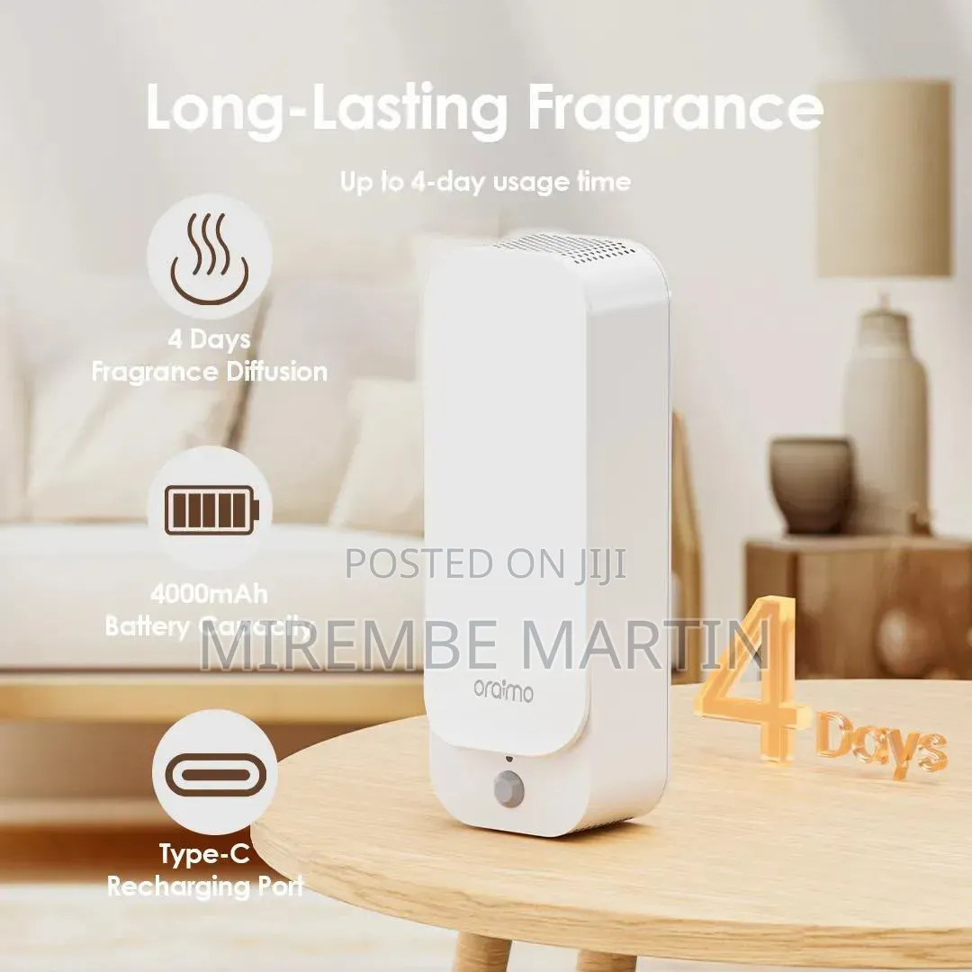 *Oraimo AromaGlow OAD-212A Waterless Aroma Diffuser* Key Features: