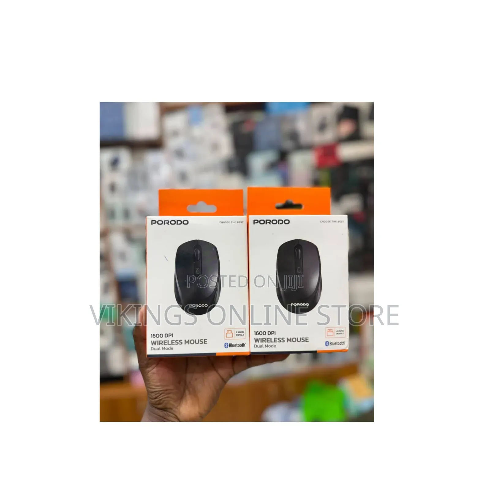 Porodo 1600 DPI Wireless Mouse Dual Mode