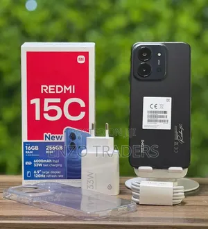 New Xiaomi Redmi 15C 4G 256 GB Black