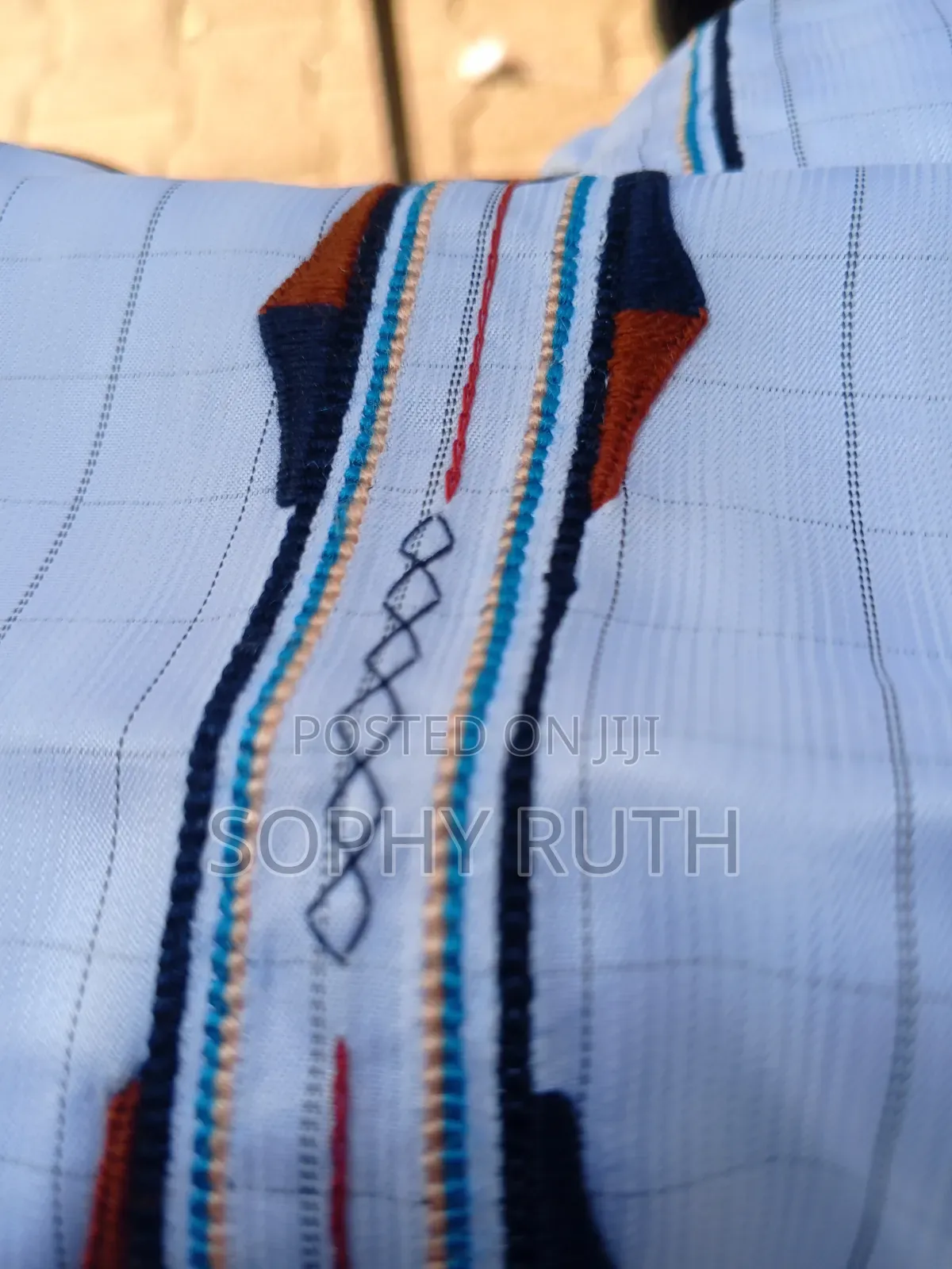 Bridal Traditional Kanzu With a Zip and a Sticker.