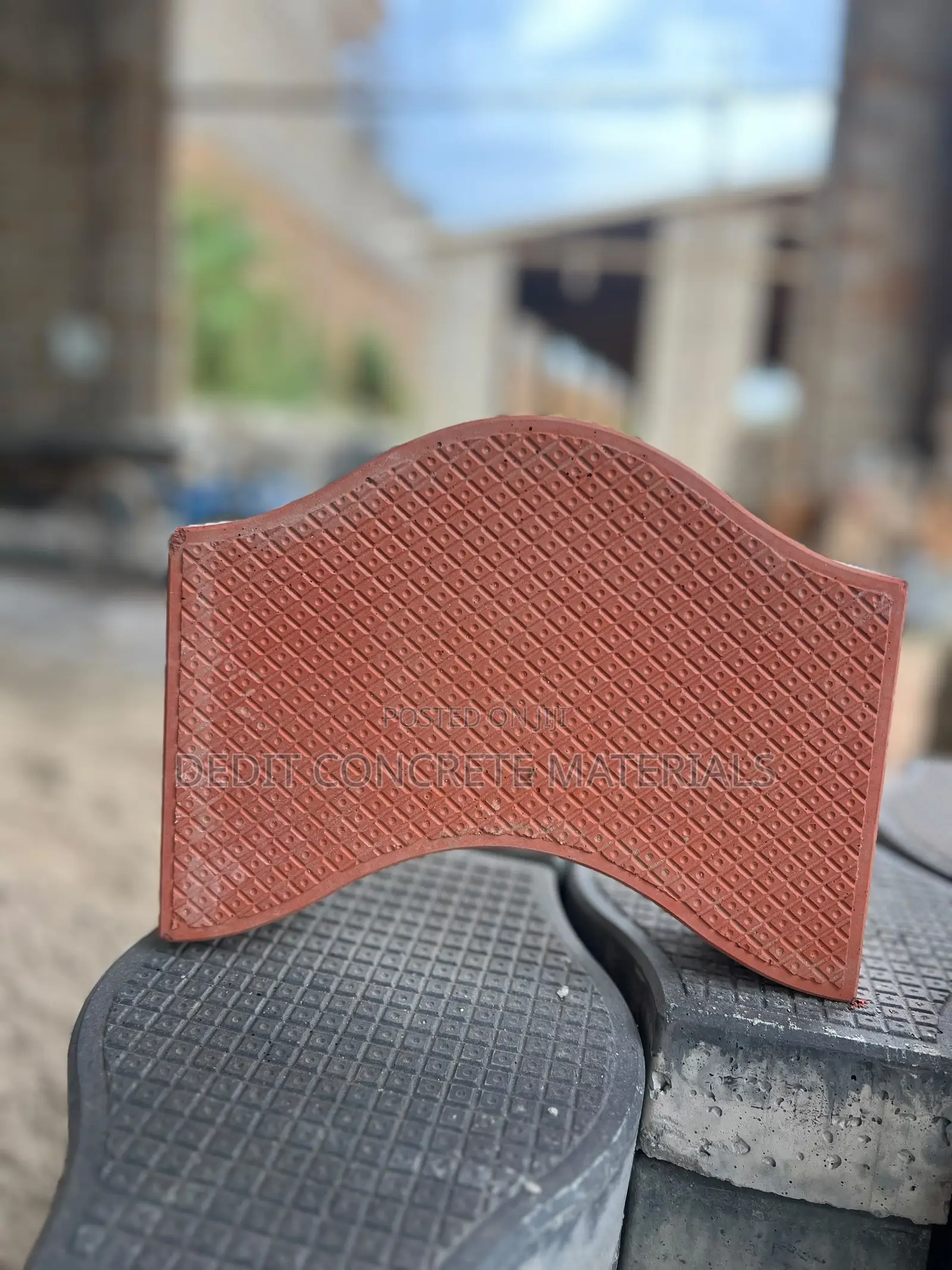 Curved Coloured Pavers