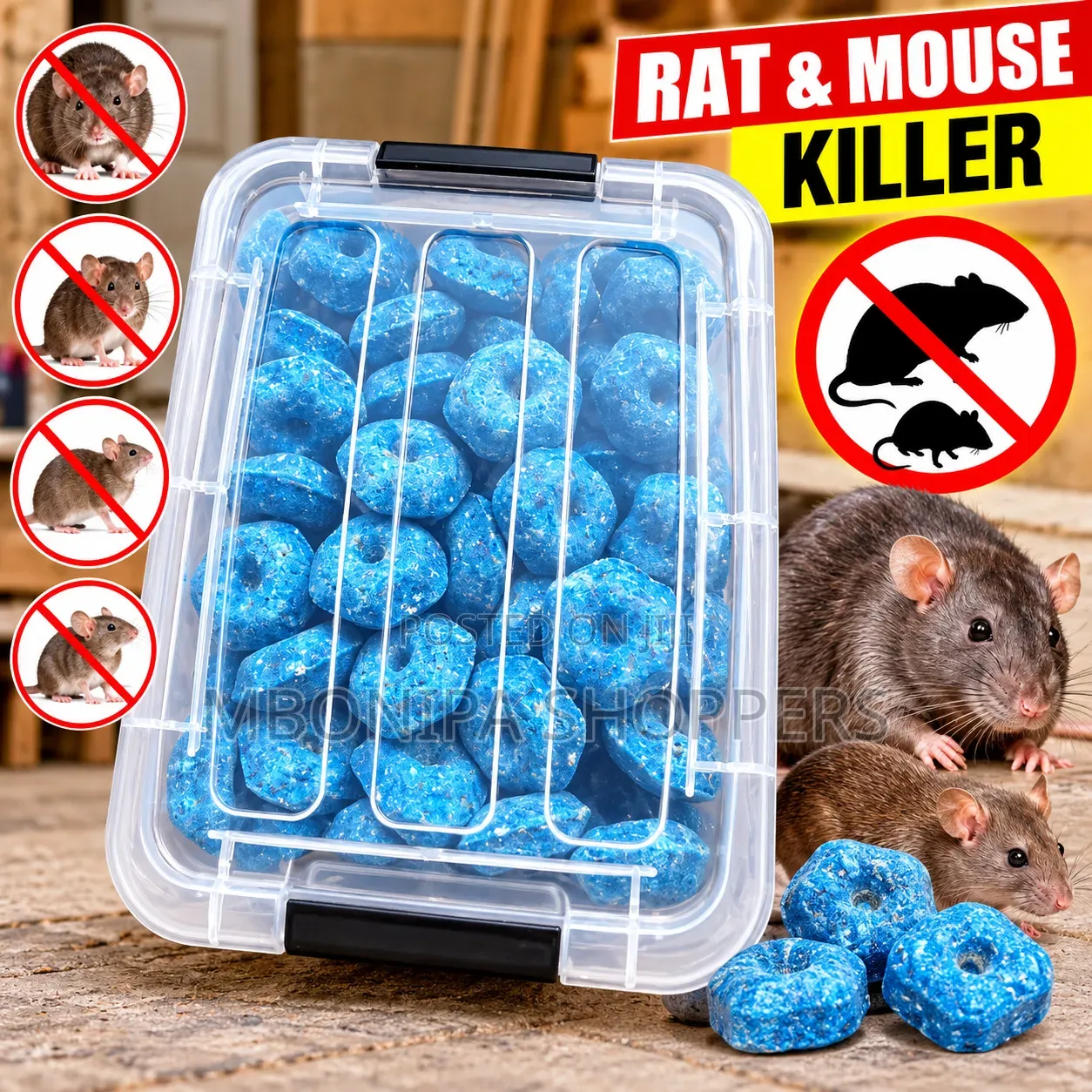 Storm Rat Killer – 100 Pieces Heavy Duty No Smelling