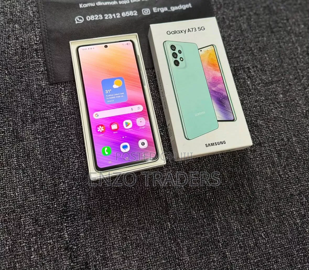 New Samsung Galaxy A73 5G 256 GB Green