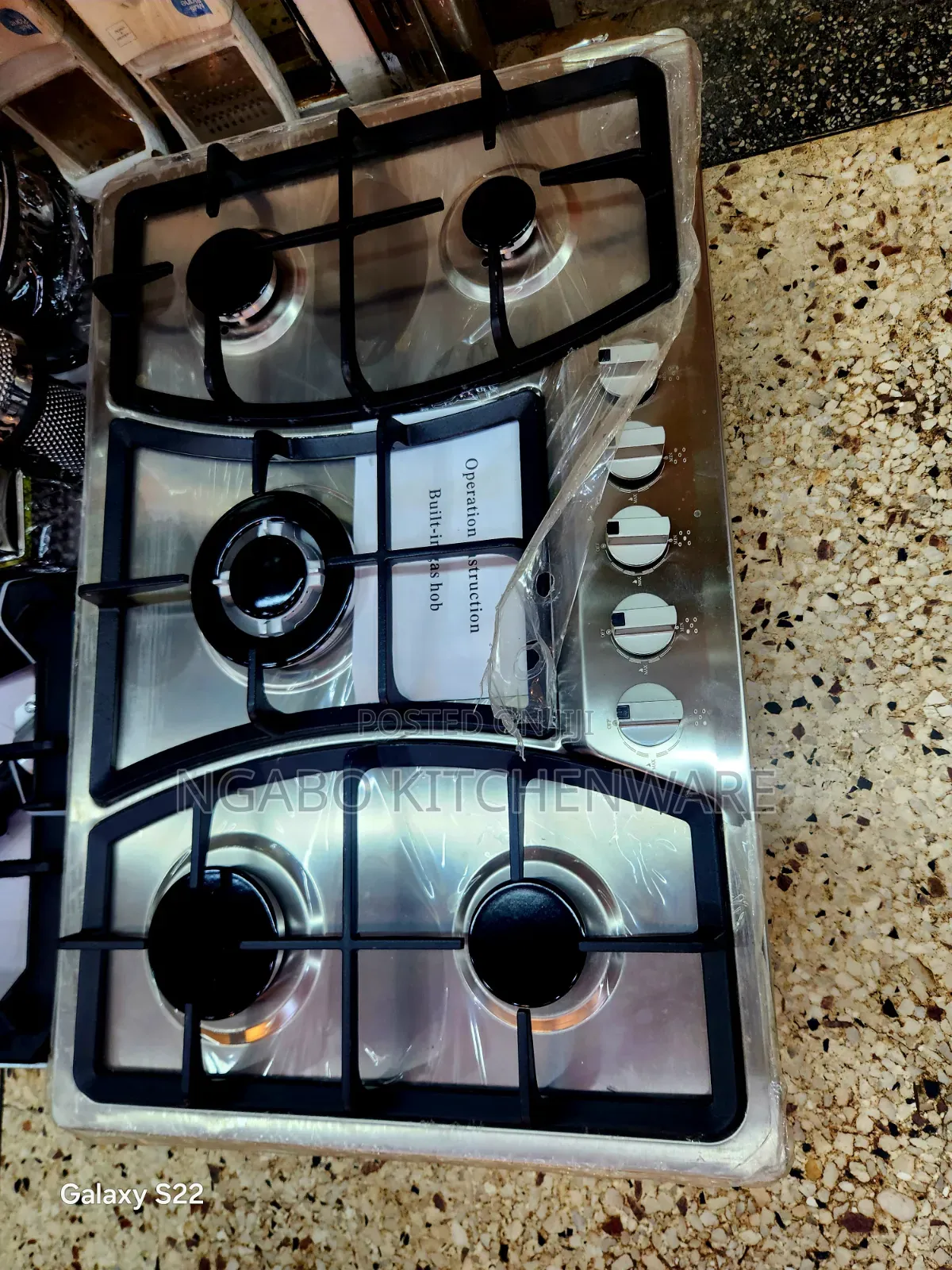 Stainless Steel Gas Cooker.