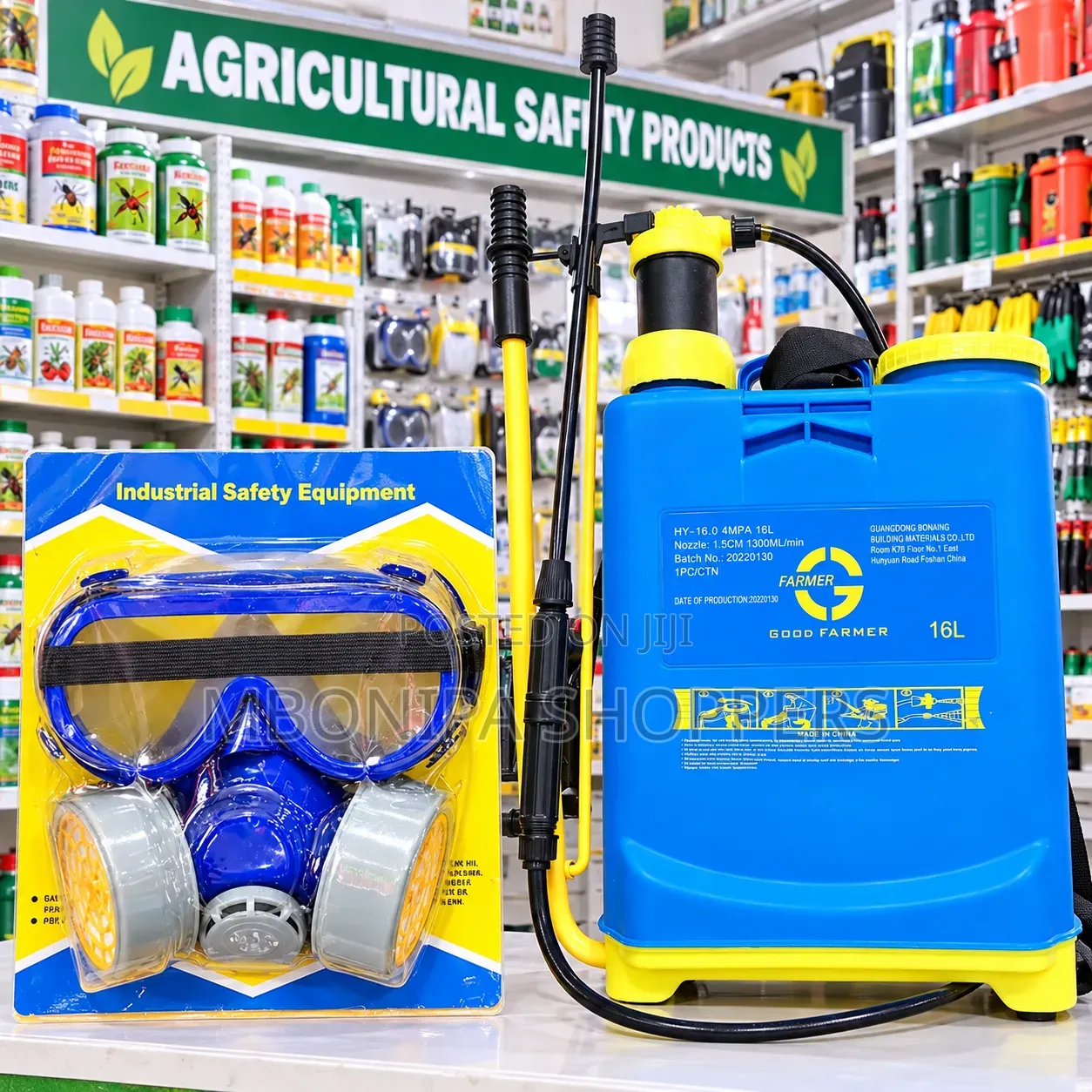 Safety Goggles & 16L Spray Pump Set