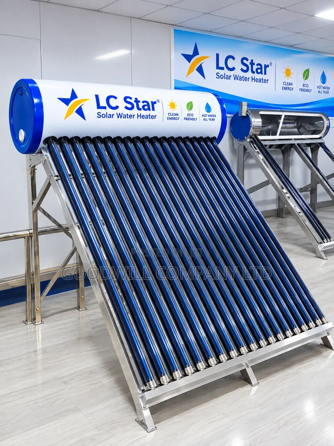100 Liters LC Star Clean Energy Solar Water Heater