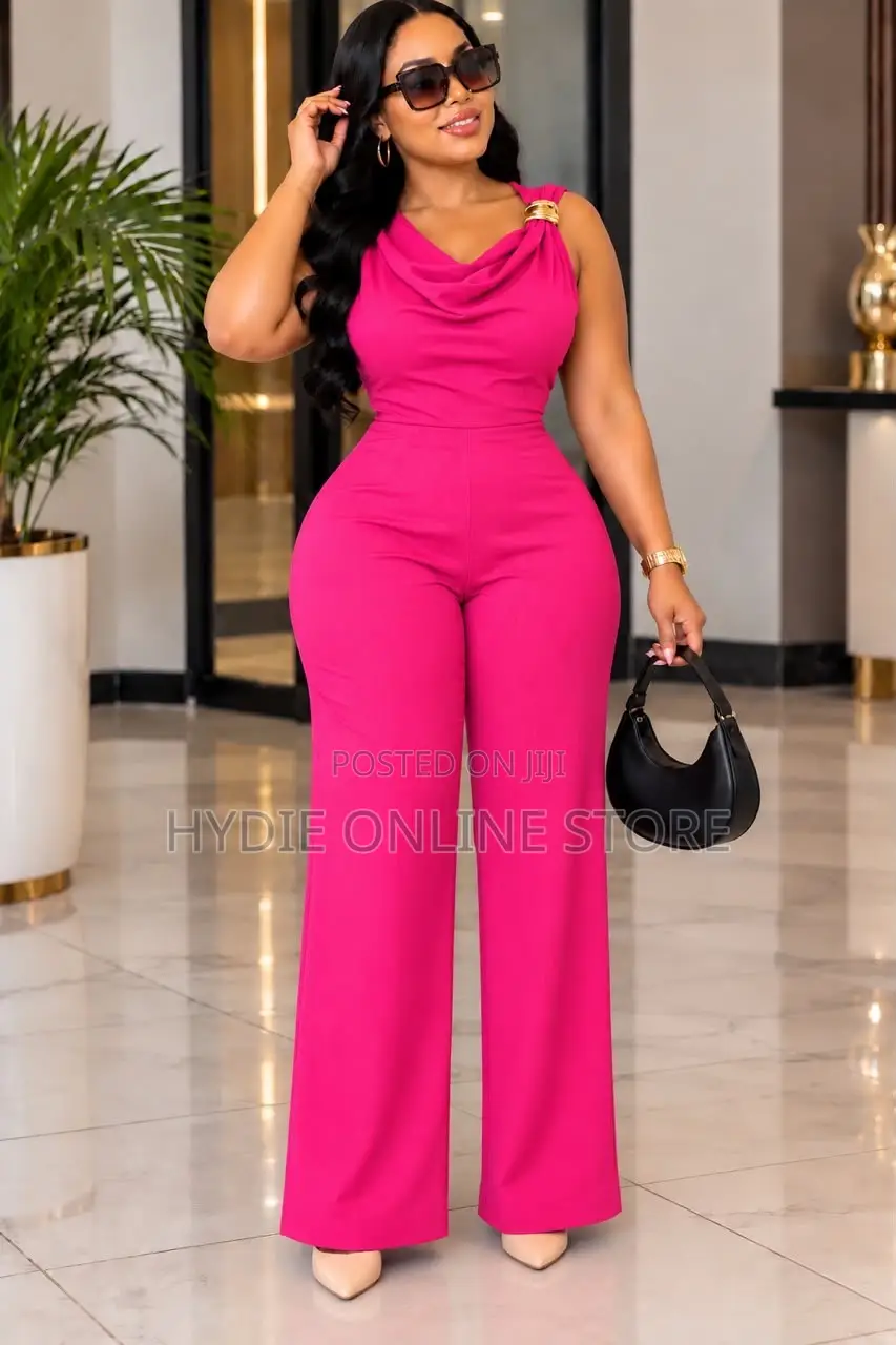 Classic v Neck Jumpsuit