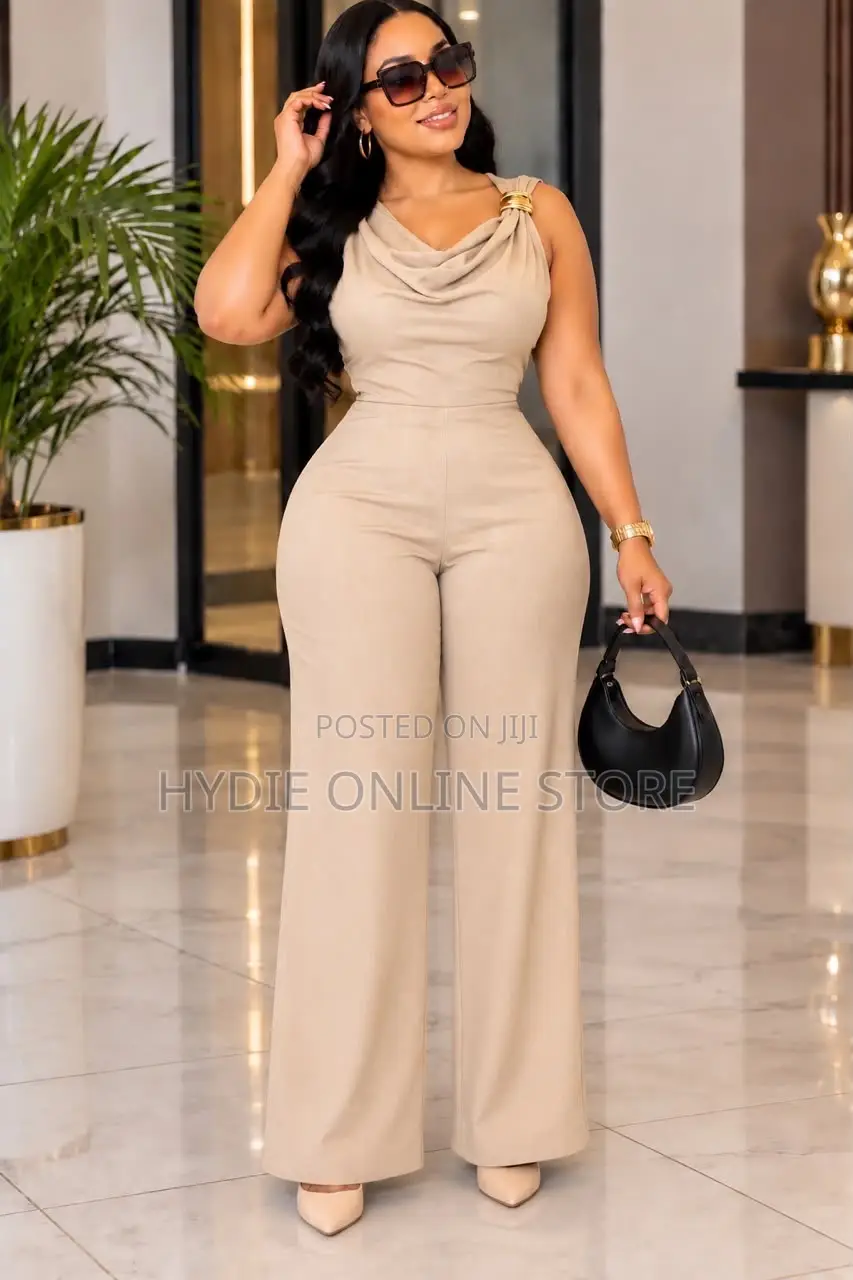 Classic v Neck Jumpsuit