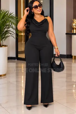 Classic v Neck Jumpsuit