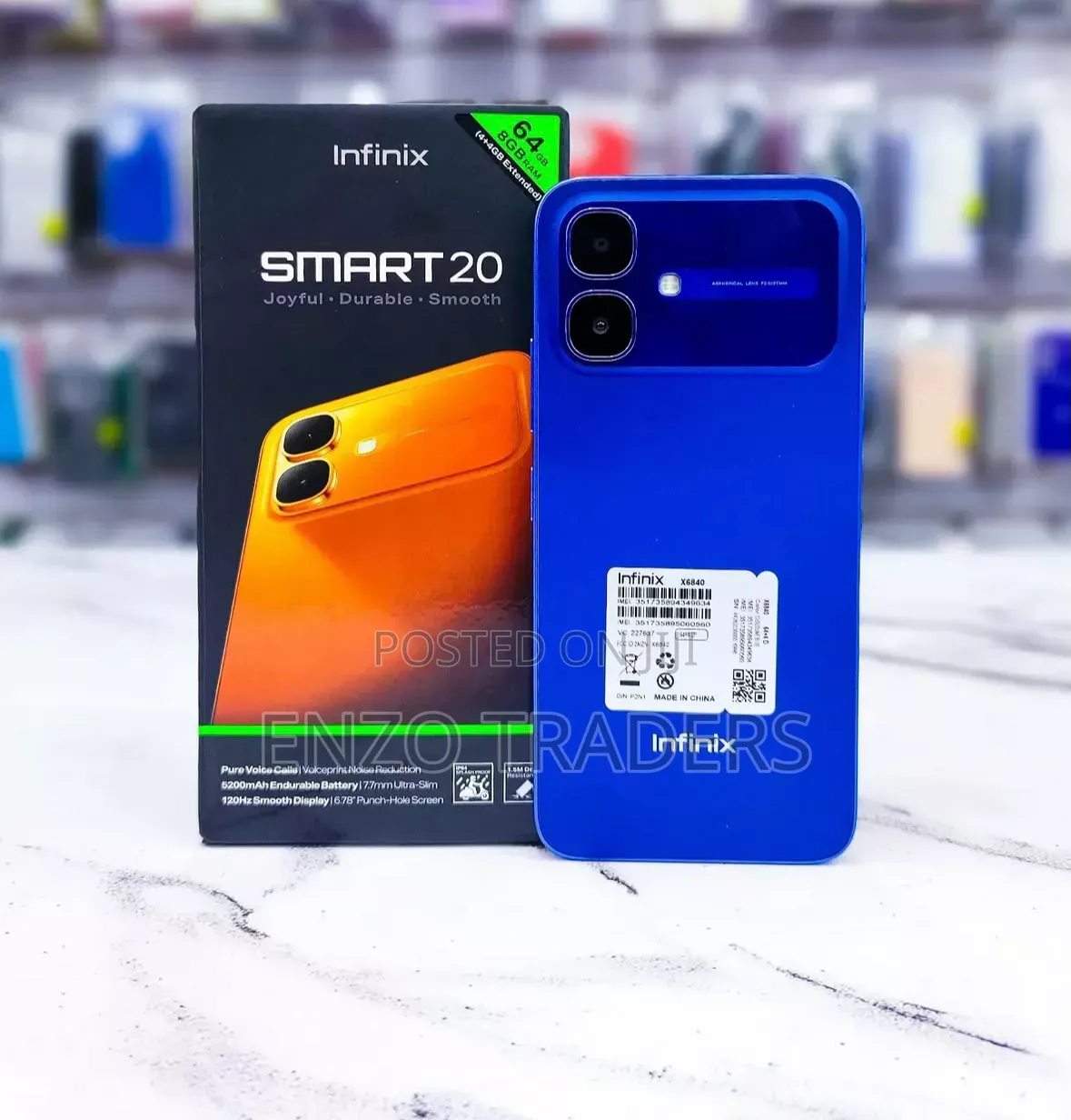 New Infinix Smart 20 128 GB Blue