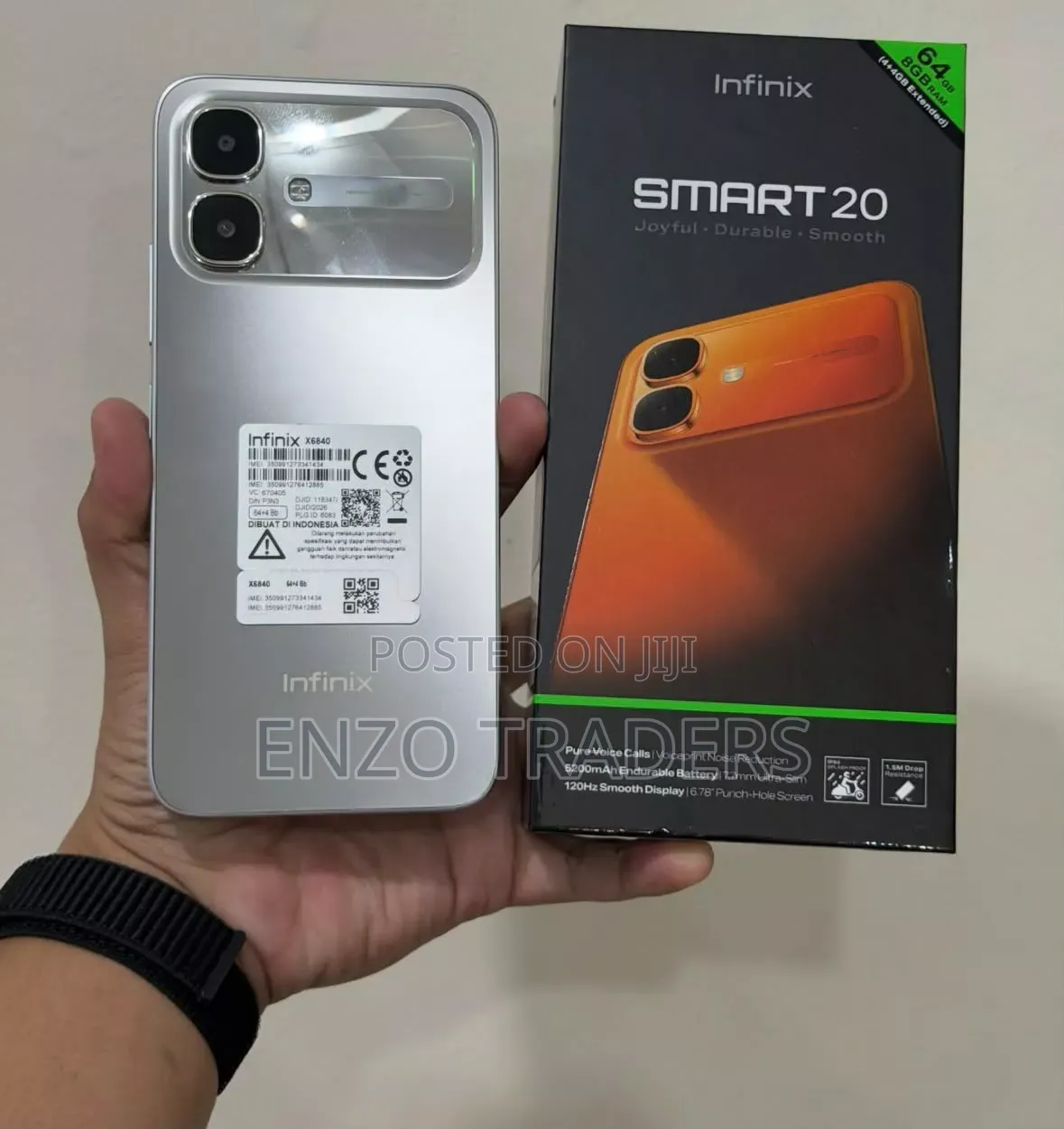 New Infinix Smart 20 128 GB Silver