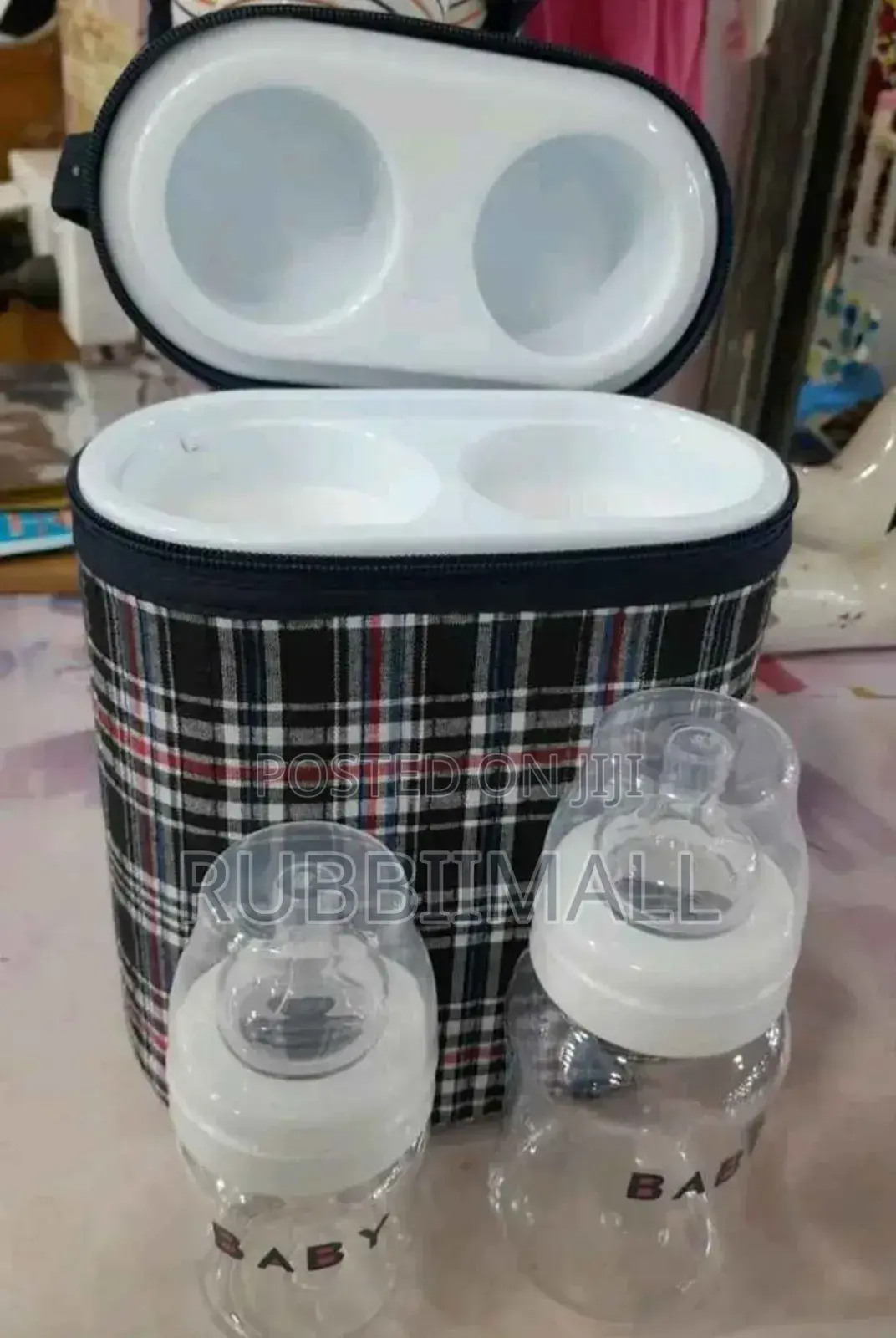 Baby Bottle Warmer + Bottles