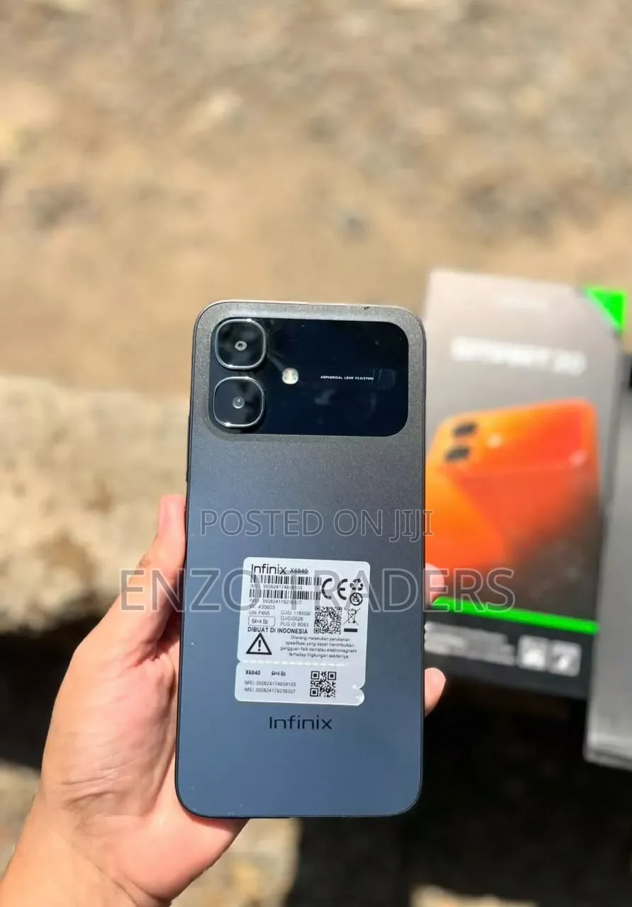 New Infinix Smart 20 128 GB Black