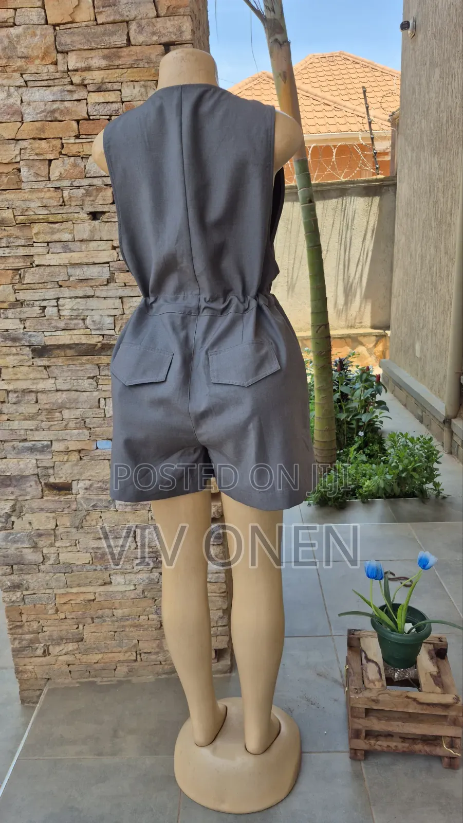 Grey Women's Romper/Jumpsuit – Relaxed Stylish