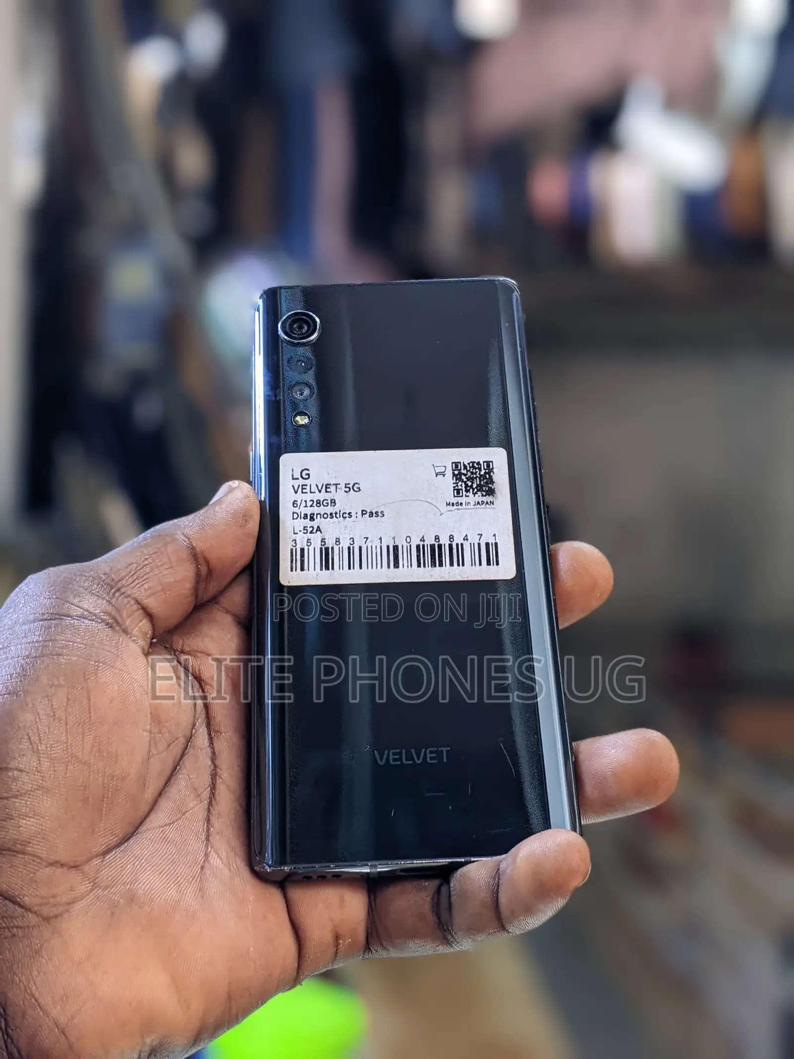 LG Velvet 5G 128 GB Black