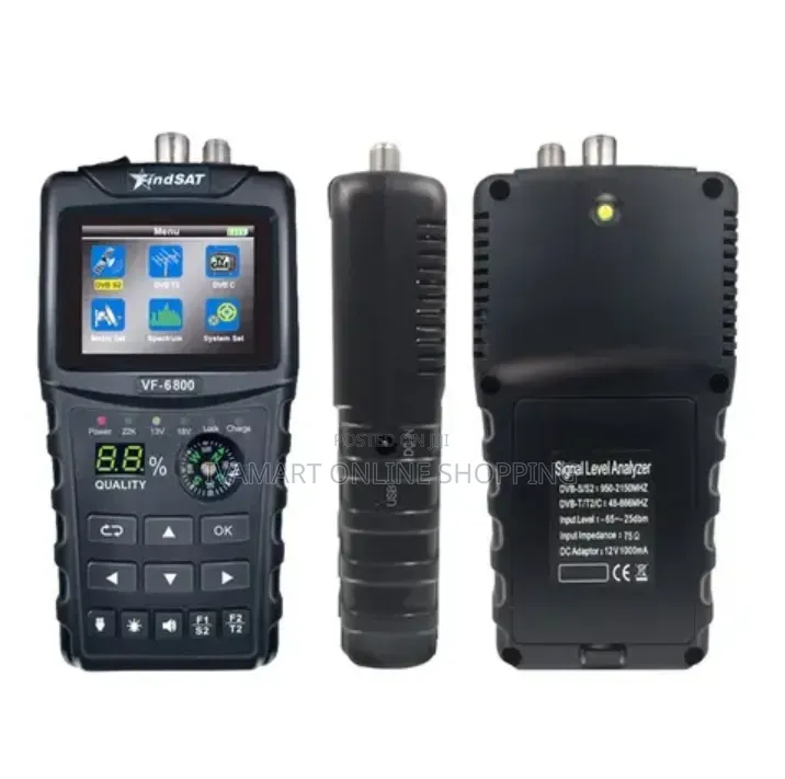 FindSAT VF-6800P COMBO Satellite Signal Meter – DVB S2/T2/C