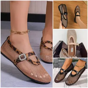 Elegant Net Closed Ladies’ Shoes