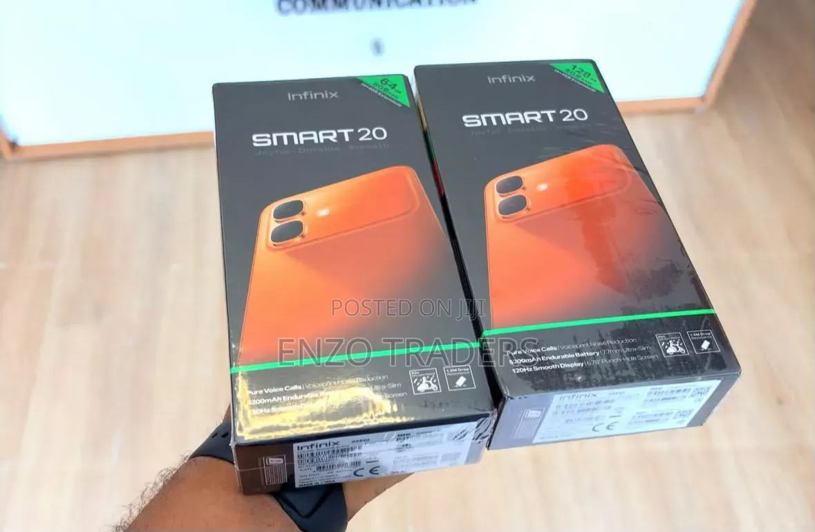 New Infinix Smart 20 128 GB Black