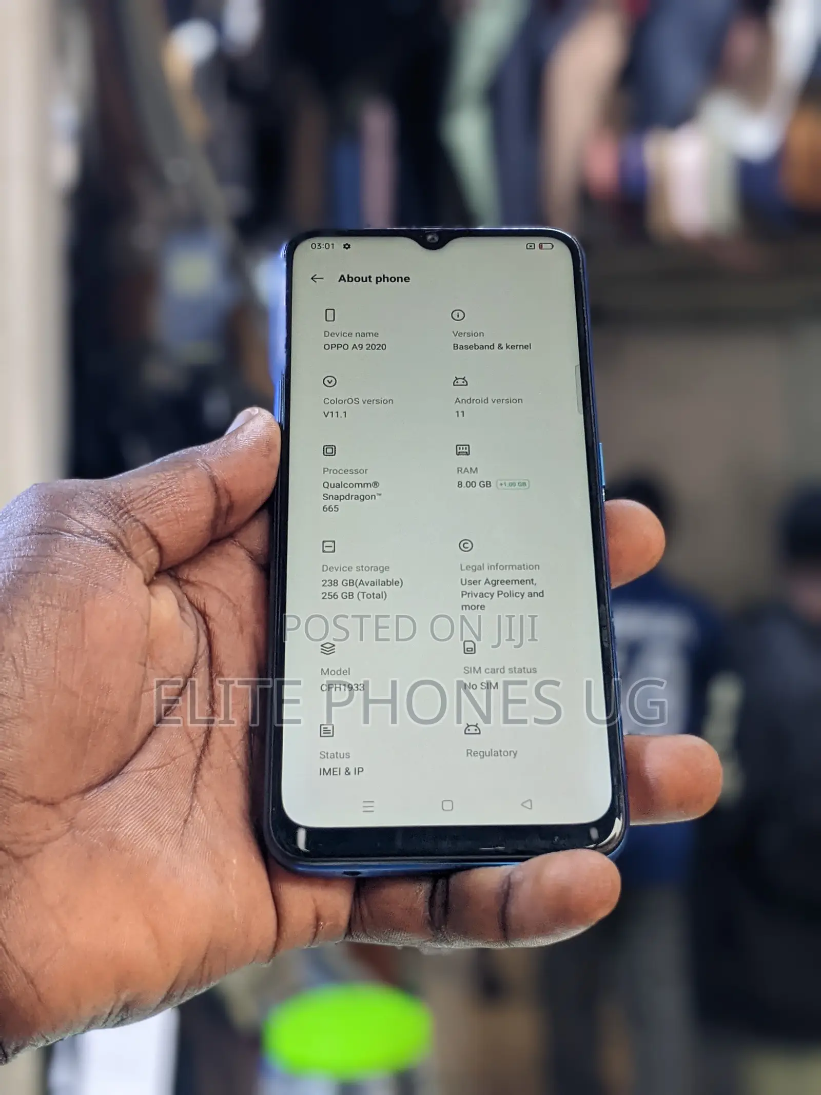 Oppo A9 128 GB Blue