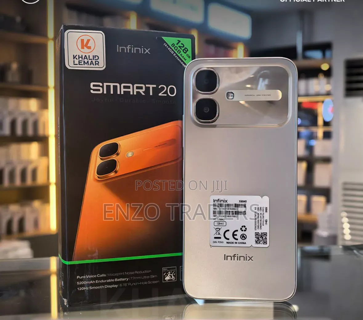 New Infinix Smart 20 128 GB Silver