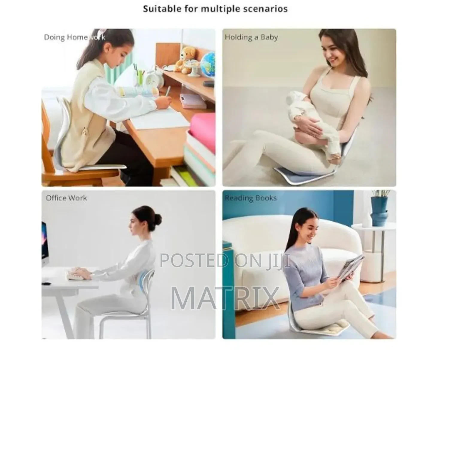 Back and Lumbar Support Posture Correction Ergonomic Chair