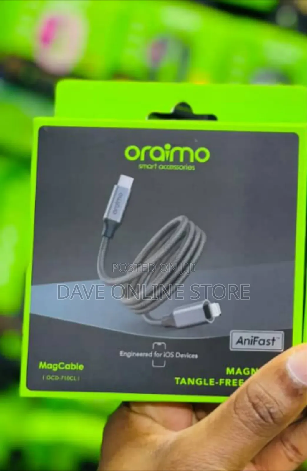 Oraimo MagCable OCD-710CL 1M USB-C to Lightning 20W