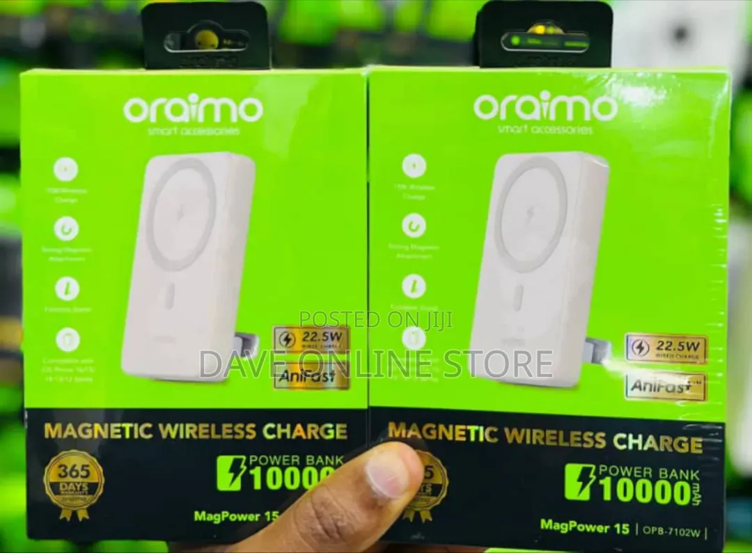 Oraimo MagPower 15 OPB-7102W 10000mAh Magnetic Wireless Power Bank