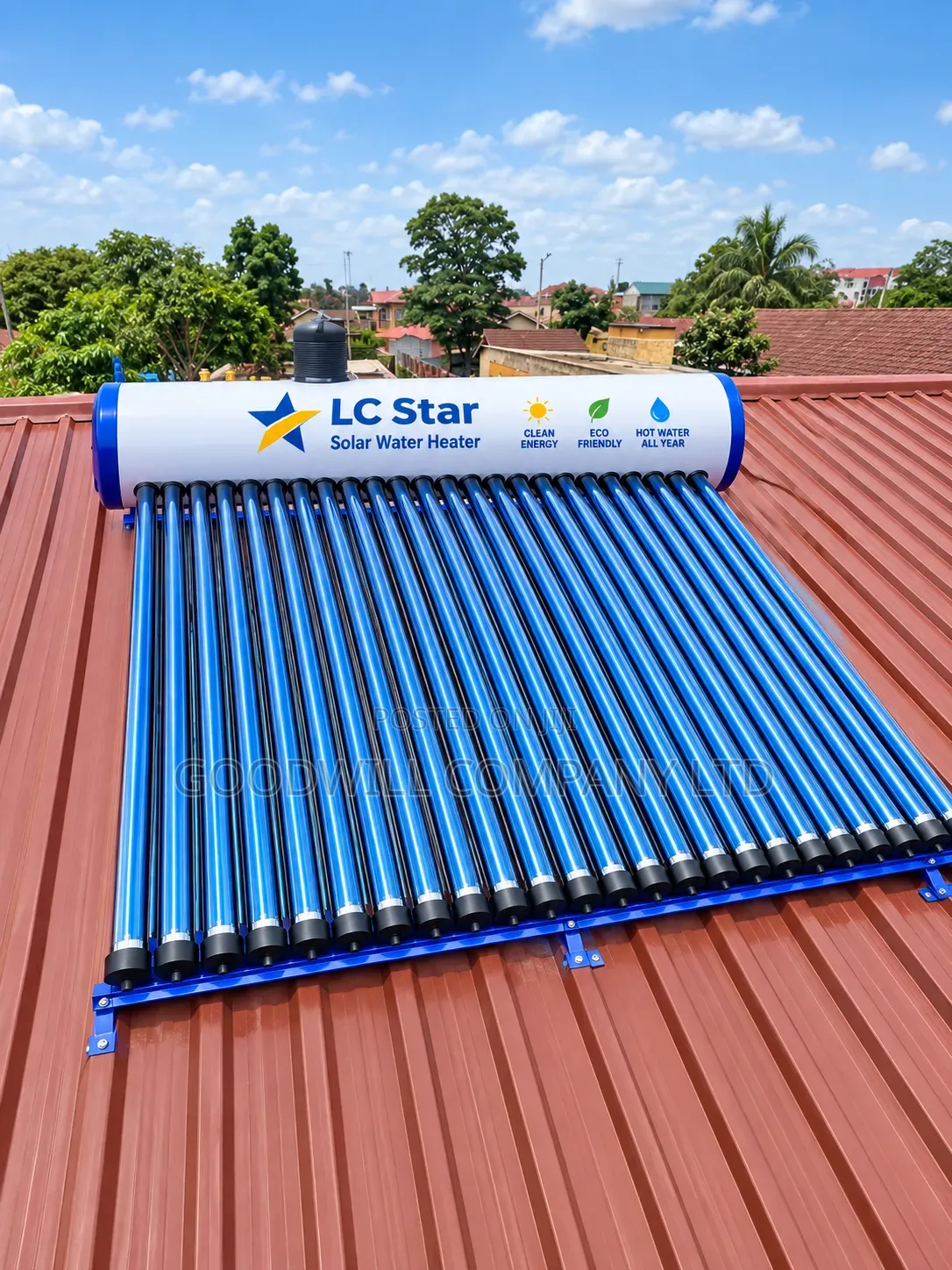 120 Liters LC Star Clean Energy Solar Water Heater