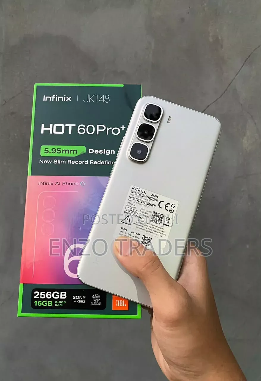 New Infinix Hot 60 Pro+ 256 GB Silver