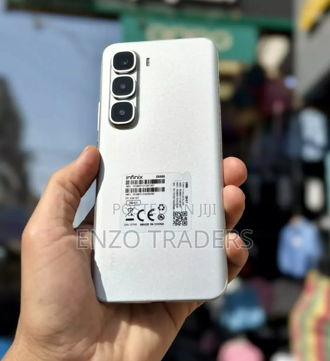 New Infinix Hot 60 Pro+ 256 GB Silver
