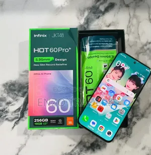 New Infinix Hot 60 Pro+ 256 GB Black