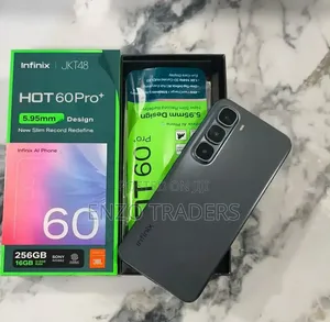 New Infinix Hot 60 Pro+ 256 GB Black