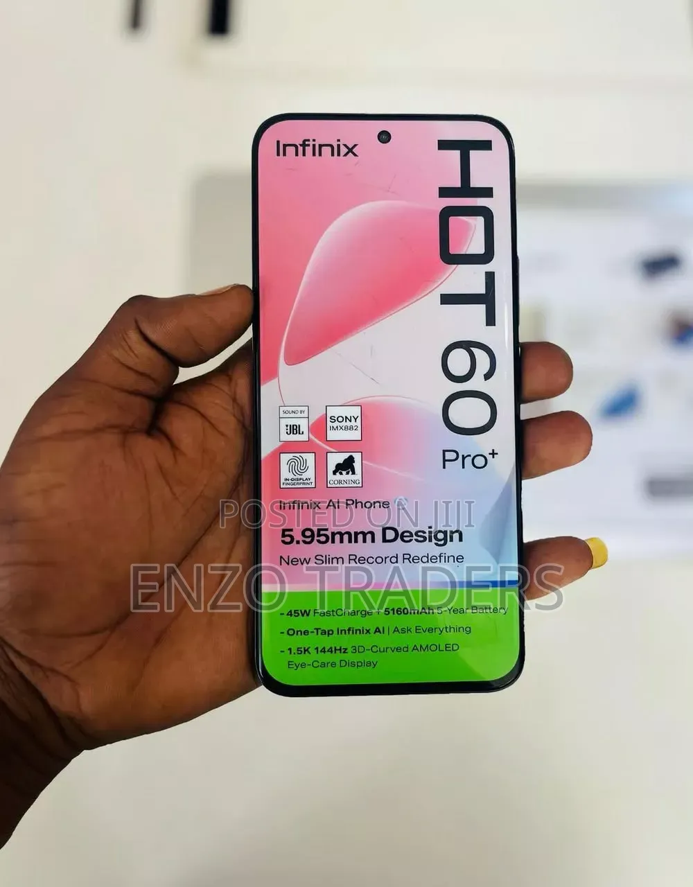 New Infinix Hot 60 Pro+ 256 GB Silver
