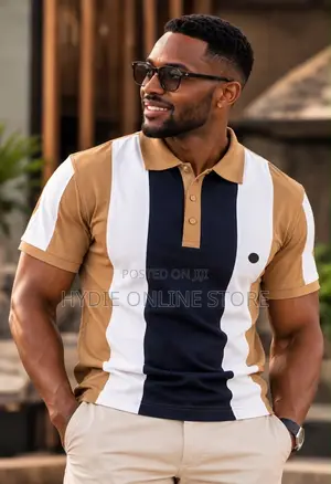 Turkish Half Button Strips Tshirts