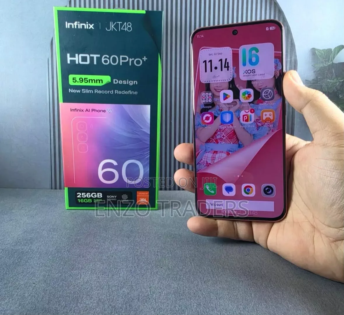 New Infinix Hot 60 Pro+ 256 GB Pink